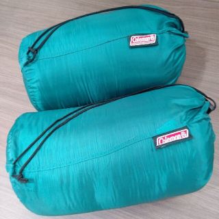 Coleman 寝袋 2個セット グリーン | kozmma.com
