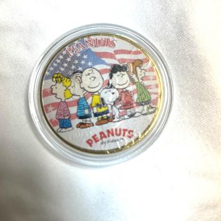 スヌーピー(SNOOPY)のスヌーピー　ピーナッツ　記念硬貨(キャラクターグッズ)