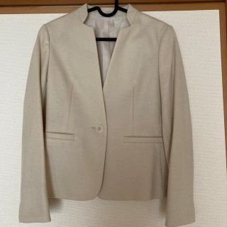 スーツカンパニー(THE SUIT COMPANY)のジャケット#オフホワイト#THE SUIT COMPANY(ノーカラージャケット)