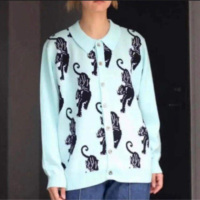 正規店定番 SUNSEA - TTT_MSW 21AW Panther Knit Cardigan Mサイズの