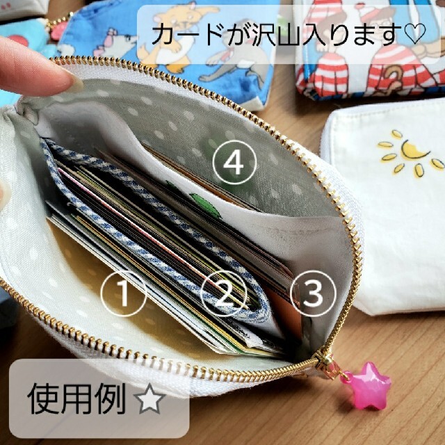 ハンドメイド トムジェリ カードポーチミニポーチ小物ポーチの通販 by トムとジェリー 日本製新品