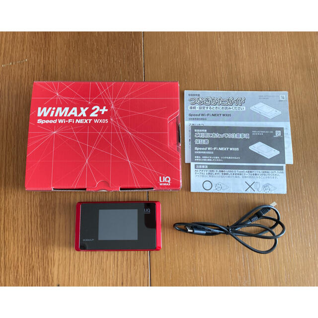 NEC(エヌイーシー)のUQ WiMAX 2+ Speed Wi-Fi NEXT WX05 スマホ/家電/カメラのスマホ/家電/カメラ その他(その他)の商品写真