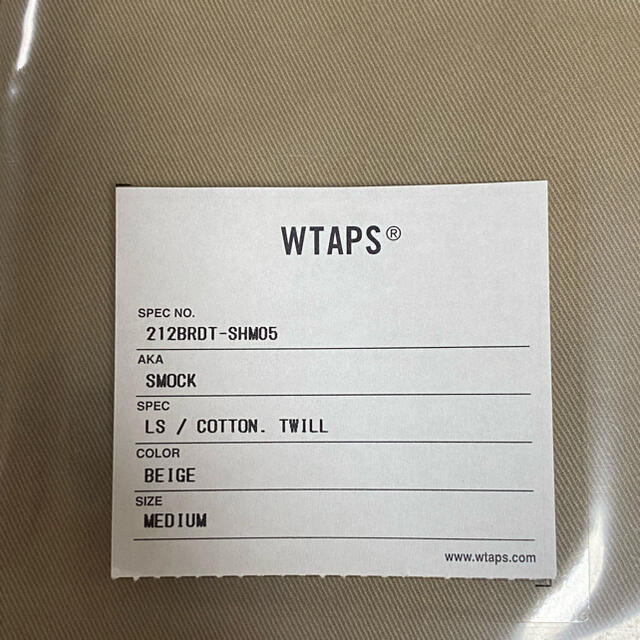 W)taps(ダブルタップス)のwtaps 21aw SMOCK / LS / COTTON. TWIL M メンズのトップス(Tシャツ/カットソー(七分/長袖))の商品写真