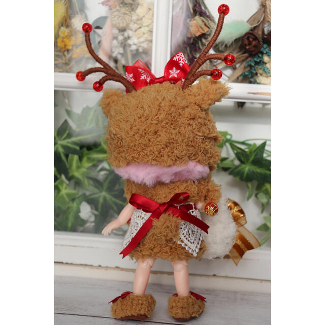 クリスマス限定*・゜゜・*:.創作ドール　アヒルちゃん　ブライス　アートドール ハンドメイドのぬいぐるみ/人形(人形)の商品写真