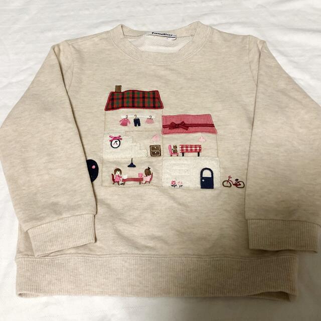 familiar(ファミリア)のファミリア トップス トレーナー 100cm キッズ/ベビー/マタニティのキッズ服女の子用(90cm~)(Tシャツ/カットソー)の商品写真