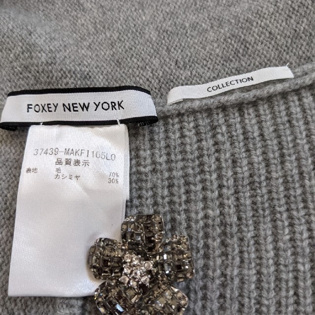 FOXEY☆カシミヤ混ペプラムニットトップス 38 tadavomaramesh.com
