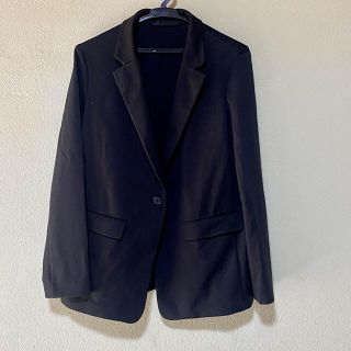 ユニクロ(UNIQLO)のUNIQLO ユニクロ レディース テーラードジャケット スーツ ブラック(テーラードジャケット)