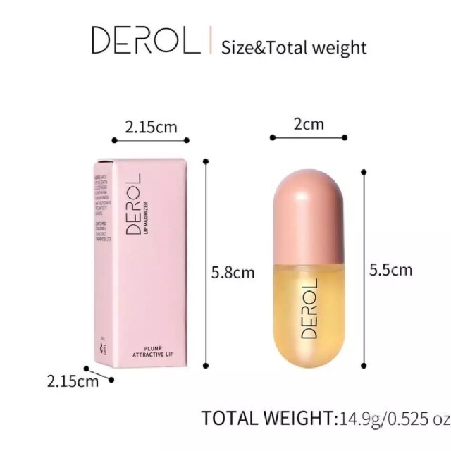 【超★特別価格】derol 正規品 リッププランパー コスメ/美容のスキンケア/基礎化粧品(リップケア/リップクリーム)の商品写真