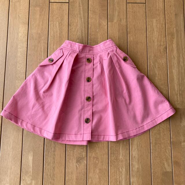 HusHush(ハッシュアッシュ)の【新品】HusHusH スカート　100 キッズ/ベビー/マタニティのキッズ服女の子用(90cm~)(スカート)の商品写真