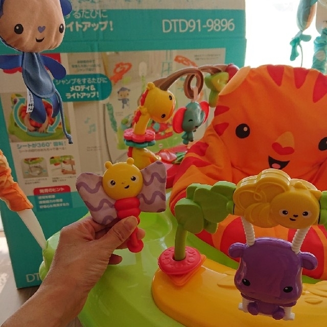 Fisher-Price(フィッシャープライス)の【51様専用】フィッシャープライス レインフォレスト ジャンパルーⅡ キッズ/ベビー/マタニティのおもちゃ(ベビージム)の商品写真