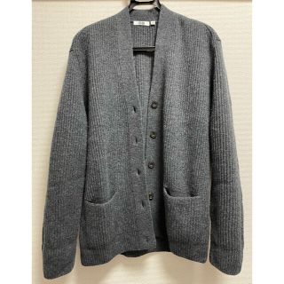 ユニクロ(UNIQLO)のプレミアムラムリブカーディガン(カーディガン)