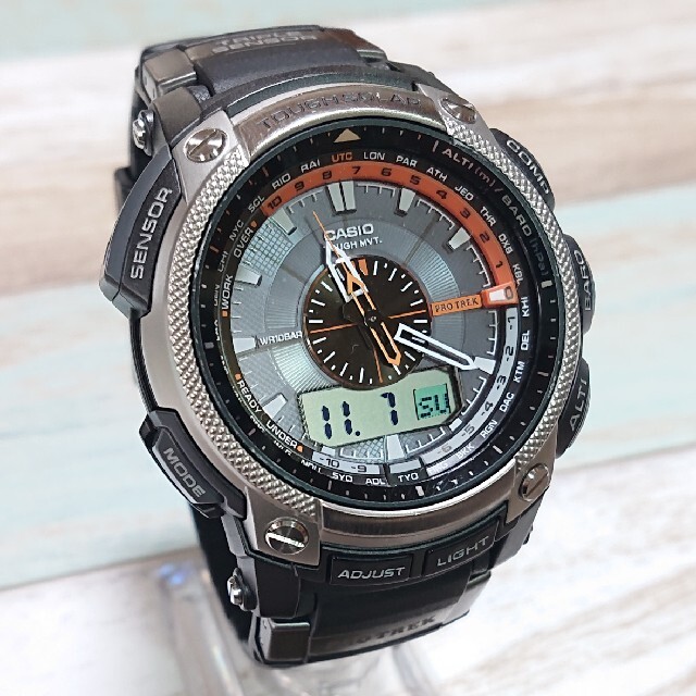 G-SHOCK - 美品【CASIO／PROTREK】電波タフソーラー メンズ腕時計PRW