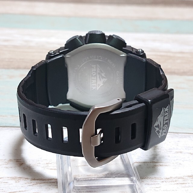 美品【CASIO／PROTREK】電波タフソーラー メンズ腕時計PRW-5000