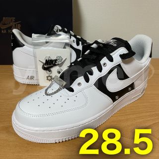 ナイキ(NIKE)の新品 28.5 ナイキ エアフォース 1 白 ホワイト ブラック デュブレ(スニーカー)