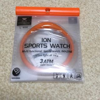 Ion Sport Watch オレンジ Lサイズ(腕時計)