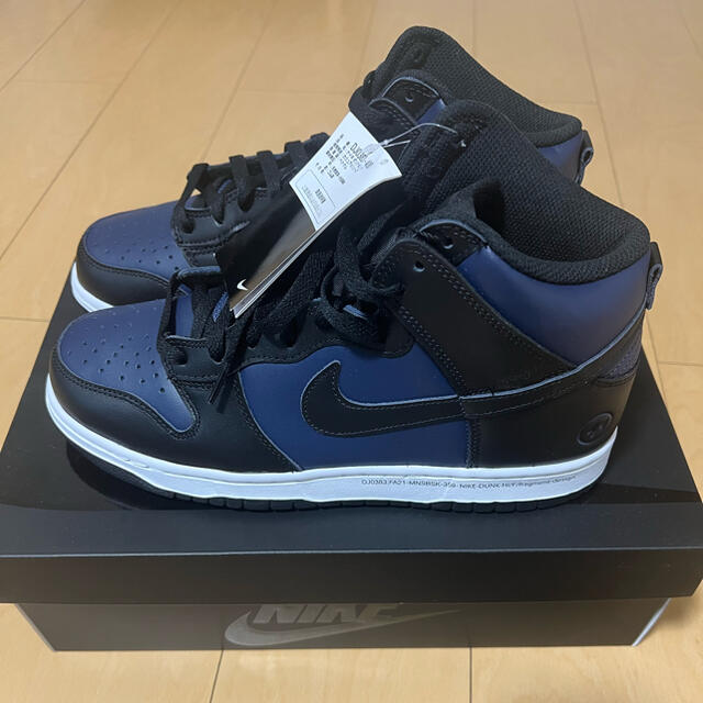 靴/シューズNIKE × FRAGMENT DUNK HI    日本限定　27