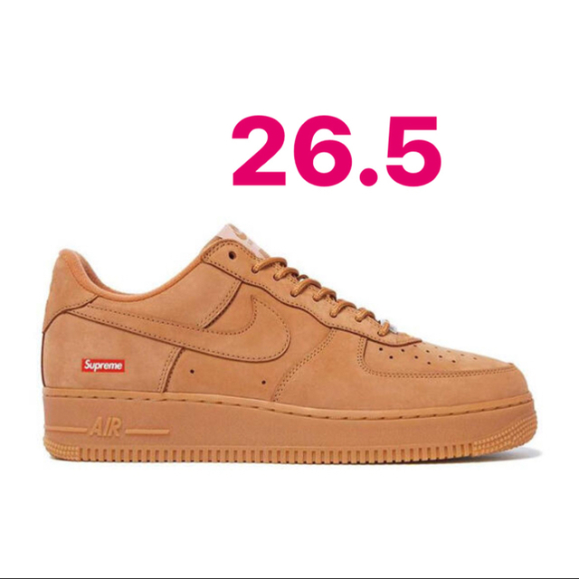 Supreme Air Force 1 Low wheat 26.5センチ