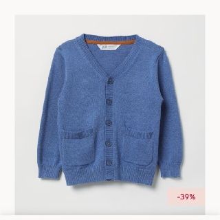 エイチアンドエム(H&M)の2枚組★未着用新品★H&Mコットンカーディガン★130(カーディガン)