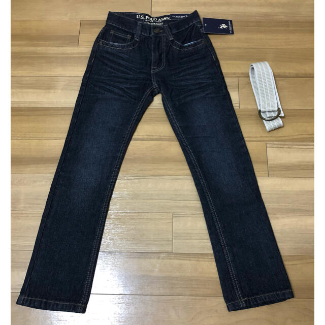 POLO RALPH LAUREN(ポロラルフローレン)の《新品》U.S. POLO ASSN ジーンズ デニムパンツ 140cm キッズ/ベビー/マタニティのキッズ服男の子用(90cm~)(パンツ/スパッツ)の商品写真