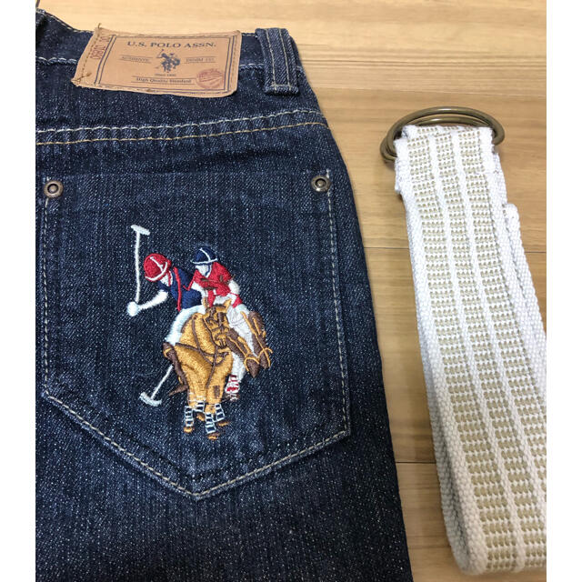 POLO RALPH LAUREN(ポロラルフローレン)の《新品》U.S. POLO ASSN ジーンズ デニムパンツ 140cm キッズ/ベビー/マタニティのキッズ服男の子用(90cm~)(パンツ/スパッツ)の商品写真