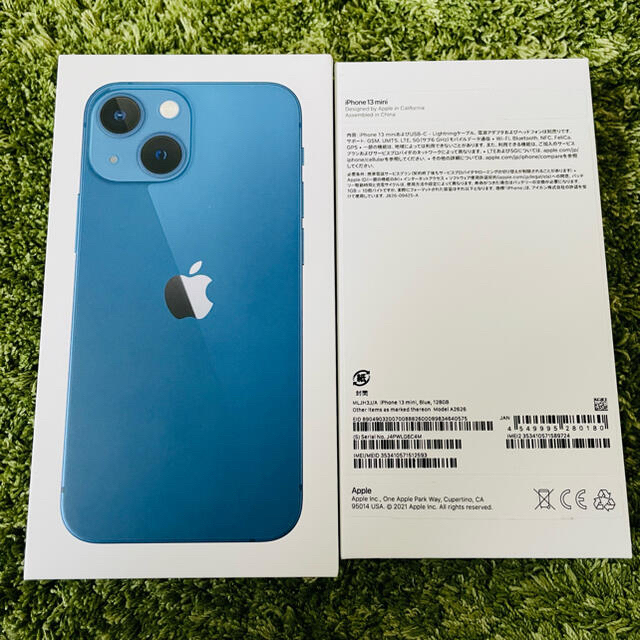 Apple(アップル)の【最終値下げ】iPhone 13 mini  Blue 本体 スマホ/家電/カメラのスマートフォン/携帯電話(スマートフォン本体)の商品写真