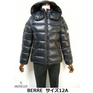 モンクレール(MONCLER)のキッズ12A(大人女性00-0相当)モンクレール新品BERREダウンジャケット(ジャケット/上着)