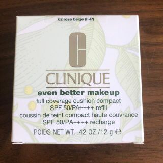 クリニーク(CLINIQUE)のクリニーク　62 イーブン　ベターフルカバレッジ　クッションファンデ(ファンデーション)