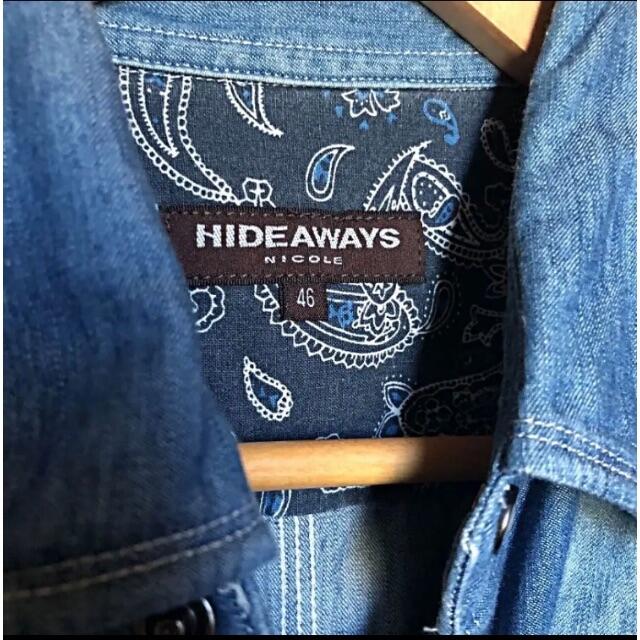 HIDEAWAY(ハイダウェイ)のHIDE AWAYS NICOLE シャツ  メンズのトップス(シャツ)の商品写真
