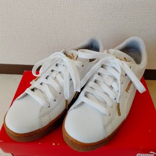 プーマ(PUMA)の大幅値下げ！美品!高級感！プーマ　ホワイトスニーカー(スニーカー)