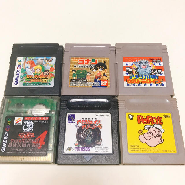 ゲームボーイ - ゲームボーイカセット6点セットの通販 by パピロ's ゲームボーイ - ゲームボーイカセット6点セットの通販 by パピロ's