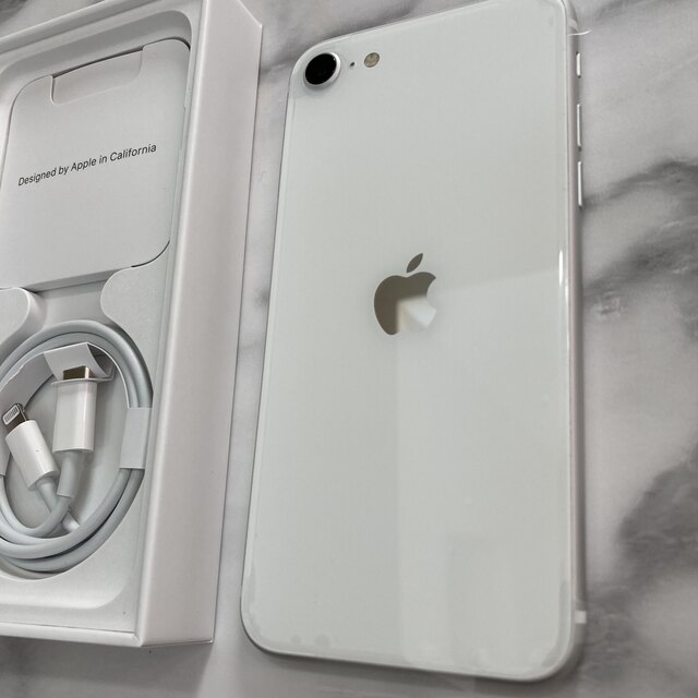 iPhone - アップル iPhoneSE 第2世代 128GB レッド &ホワイト 2台 ...