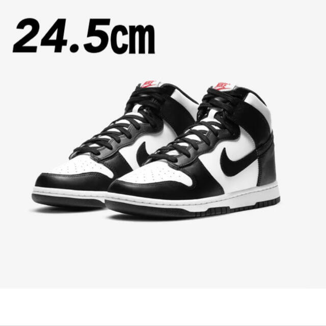 NIKE(ナイキ)のNIKE WMNS DUNK HIGH "BLACK AND WHITE" レディースの靴/シューズ(スニーカー)の商品写真