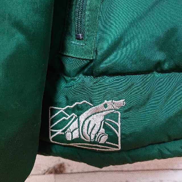 『ノースフェイス』90s  ダウンジャケット おまけ付き 刺繍ロゴ