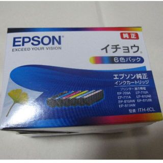 エプソン(EPSON)の【純正】エプソンインクカートリッジ　イチョウ　ITH-6CL　6色パック(PC周辺機器)