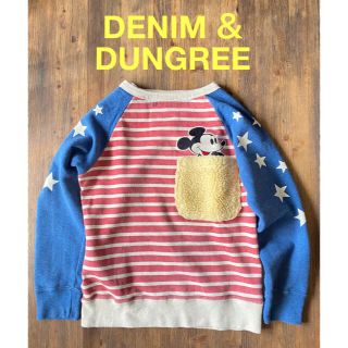 デニムダンガリー(DENIM DUNGAREE)のデニム＆ダンガリー ミッキートレーナー140 130(Tシャツ/カットソー)