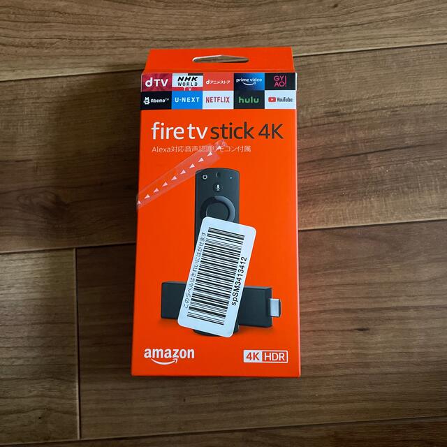 fire tv stick 4K Alexa対応音声認識リモコン付 (送料込)