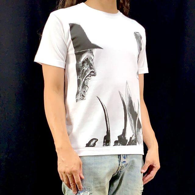 【ホラー Tシャツ】新品 フレディ ジェイソン ビッグ プリント  Tシャツ 1