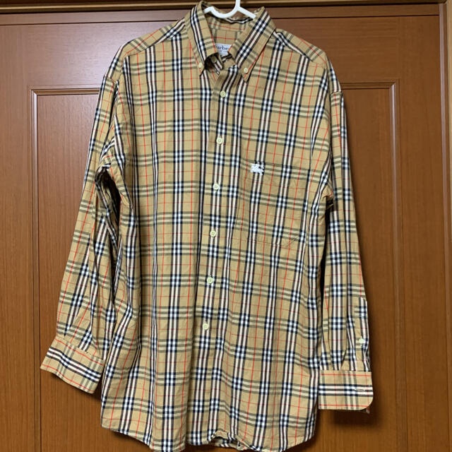 BURBERRY(バーバリー)の入手困難Burberry Londonホースロゴ ノバチェックシャツ 90's メンズのトップス(シャツ)の商品写真