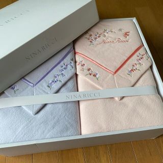 ニナリッチ(NINA RICCI)の未使用　NINA RICCI 綿毛布セット(毛布)