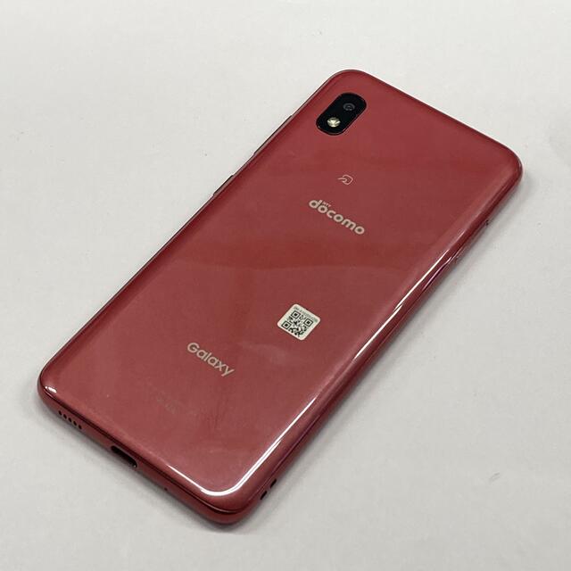 品 docomo GALAXY A21 SC-42A レッドスマートフォン本体