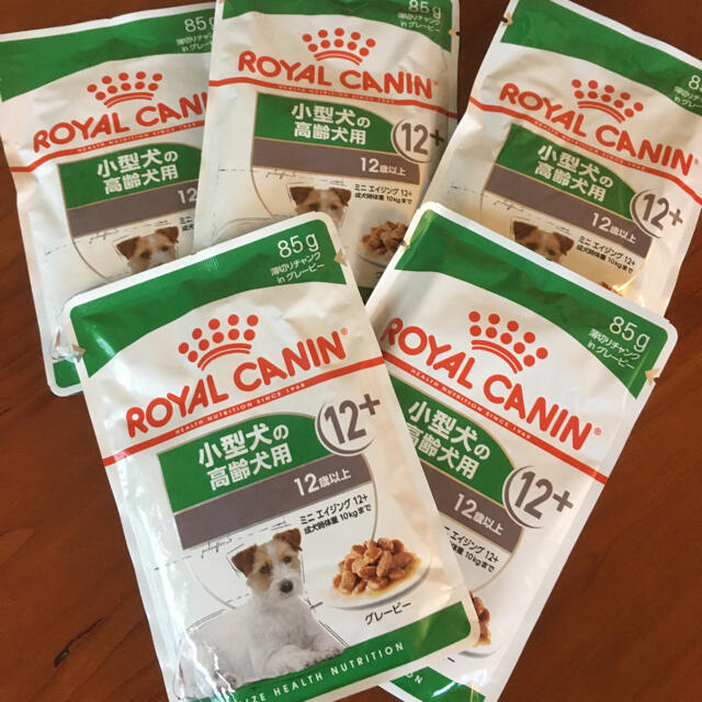 ROYAL CANIN(ロイヤルカナン)の専用ページです　ミニエイジング12＋　5個　小型犬の高齢犬用　ロイヤルカナン その他のペット用品(ペットフード)の商品写真