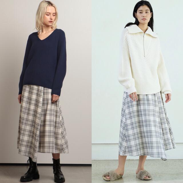 Theory luxe(セオリーリュクス)のtheory luxe 21AW ウォッシャブル アシンメトリースカート レディースのスカート(ロングスカート)の商品写真