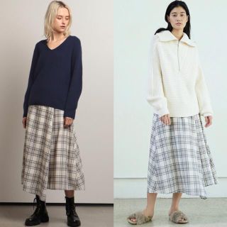 theory luxe 21AW ウォッシャブル フェイクレザー スカート