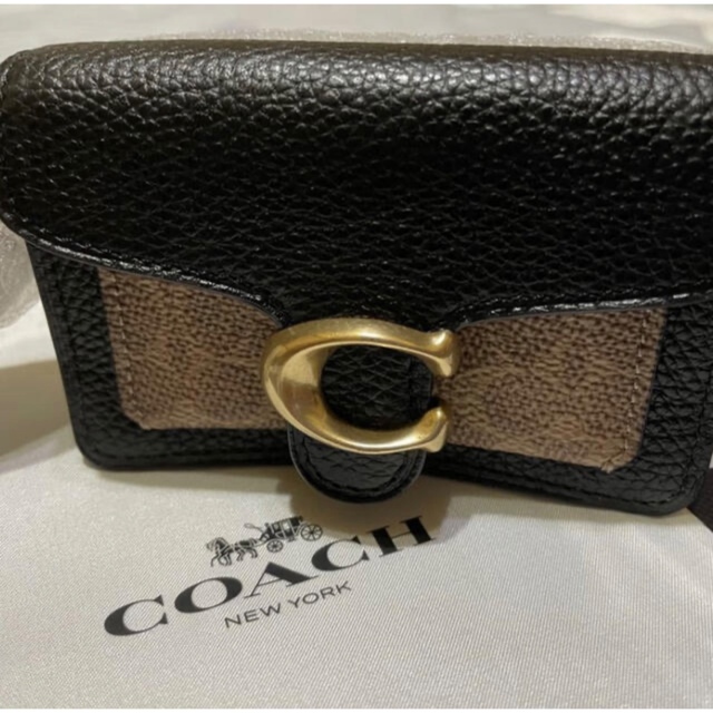 COACH(コーチ)のCOACHコーチ ミニ タビー バッグ チャーム シグネチャー キャンバス ハンドメイドのファッション小物(バッグチャーム)の商品写真