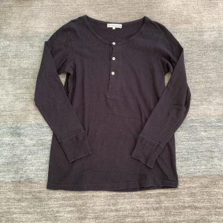 オーシバル(ORCIVAL)のMerz b. Schwanen ヘンリーネック ブラック 5(Tシャツ/カットソー(七分/長袖))