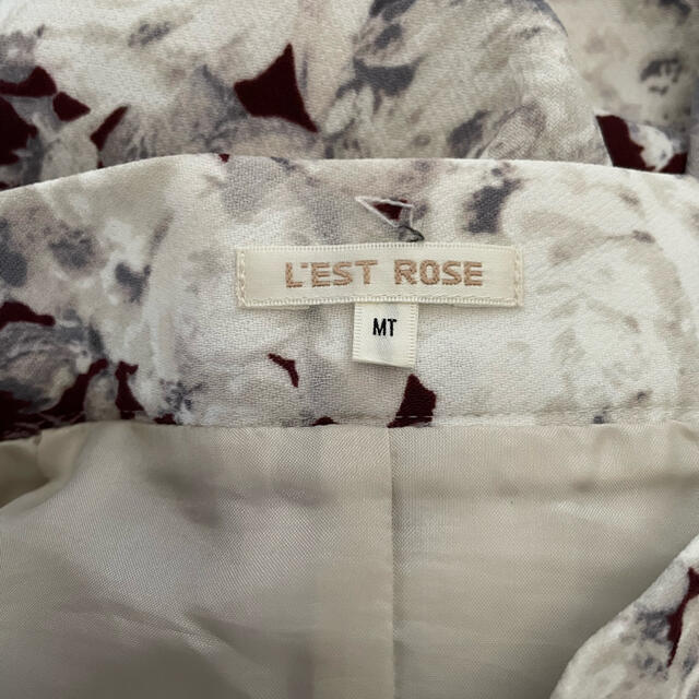 L'EST ROSE(レストローズ)の美品　レストローズスカート レディースのスカート(ひざ丈スカート)の商品写真