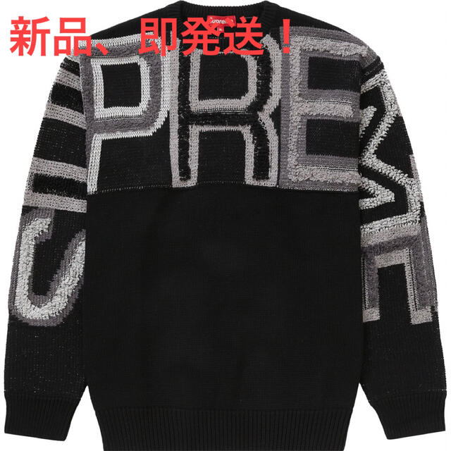 Supreme(シュプリーム)のSupreme Chenille Logo Sweater セーター　L メンズのトップス(ニット/セーター)の商品写真