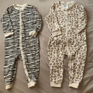 エイチアンドエム(H&M)のロンパース2枚セット(ロンパース)