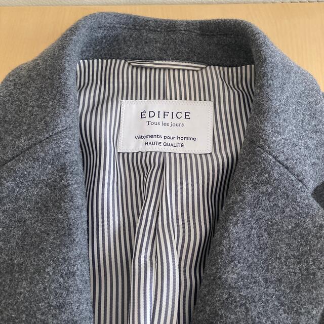 EDIFICE(エディフィス)のEDIFICE ウールチェスターコート メンズのジャケット/アウター(チェスターコート)の商品写真