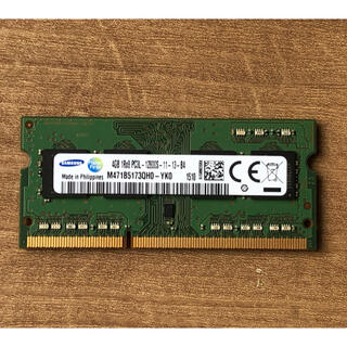 サムスン(SAMSUNG)のSAMSUNG PC3L-12800S 4GB(PCパーツ)